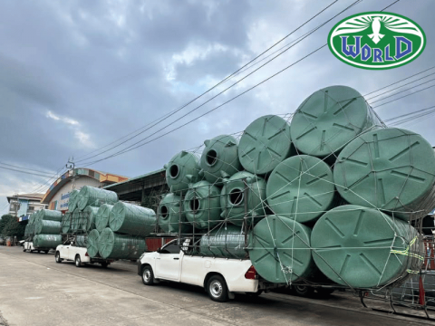 ถังเก็บน้ำบนดินไฟเบอร์กลาส